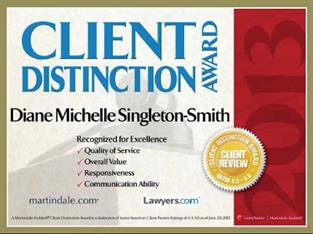 Client Distinction Award 2013
